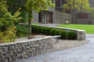 Bench Wall Planting Install at Ramapo College