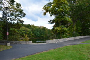 Retaining Wall Install at Ramapo College